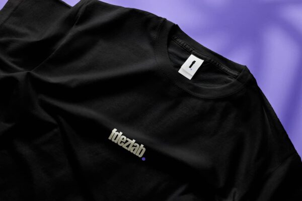 Camiseta negra logo fdezLab.